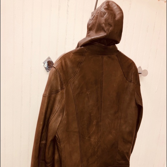 Men’s Italian leather jacket. M. NWT. - Picture 5 of 13